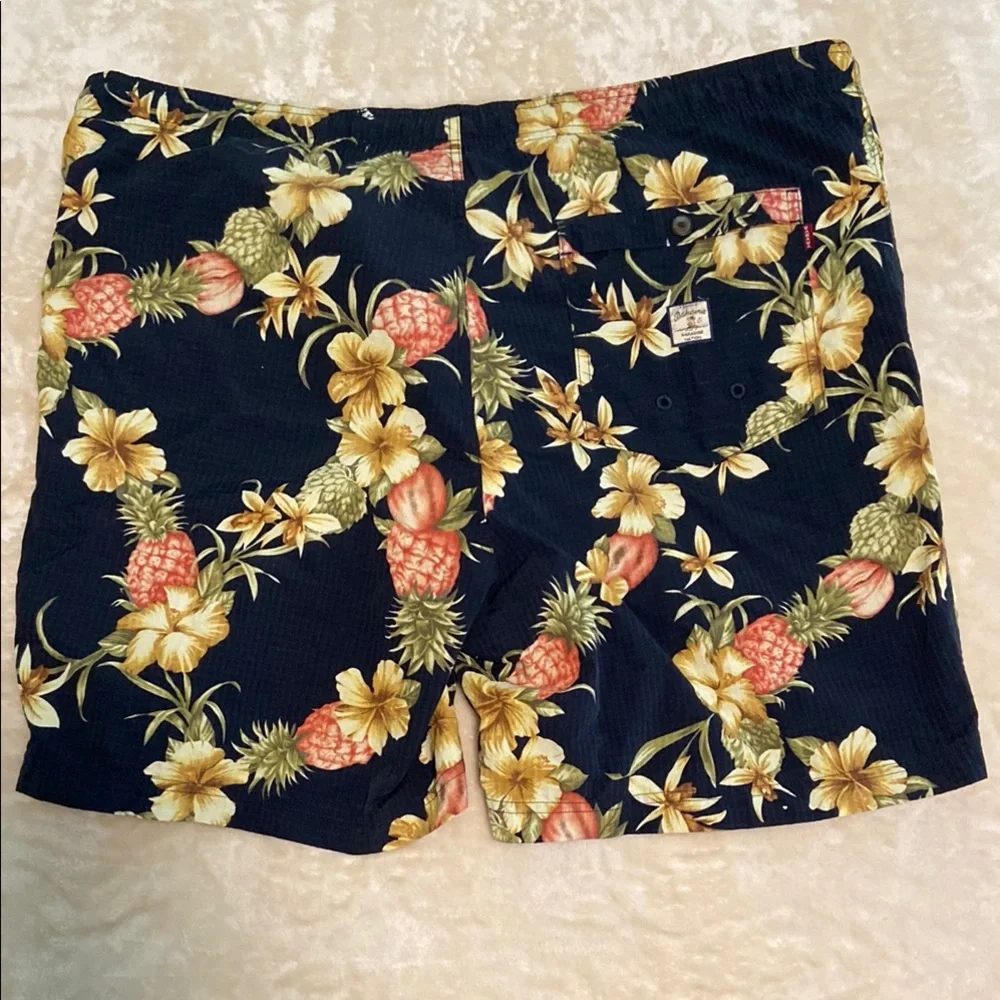 Tommy Bahama Black and Yellow Bermuda Shorts - Picture 4 of 4